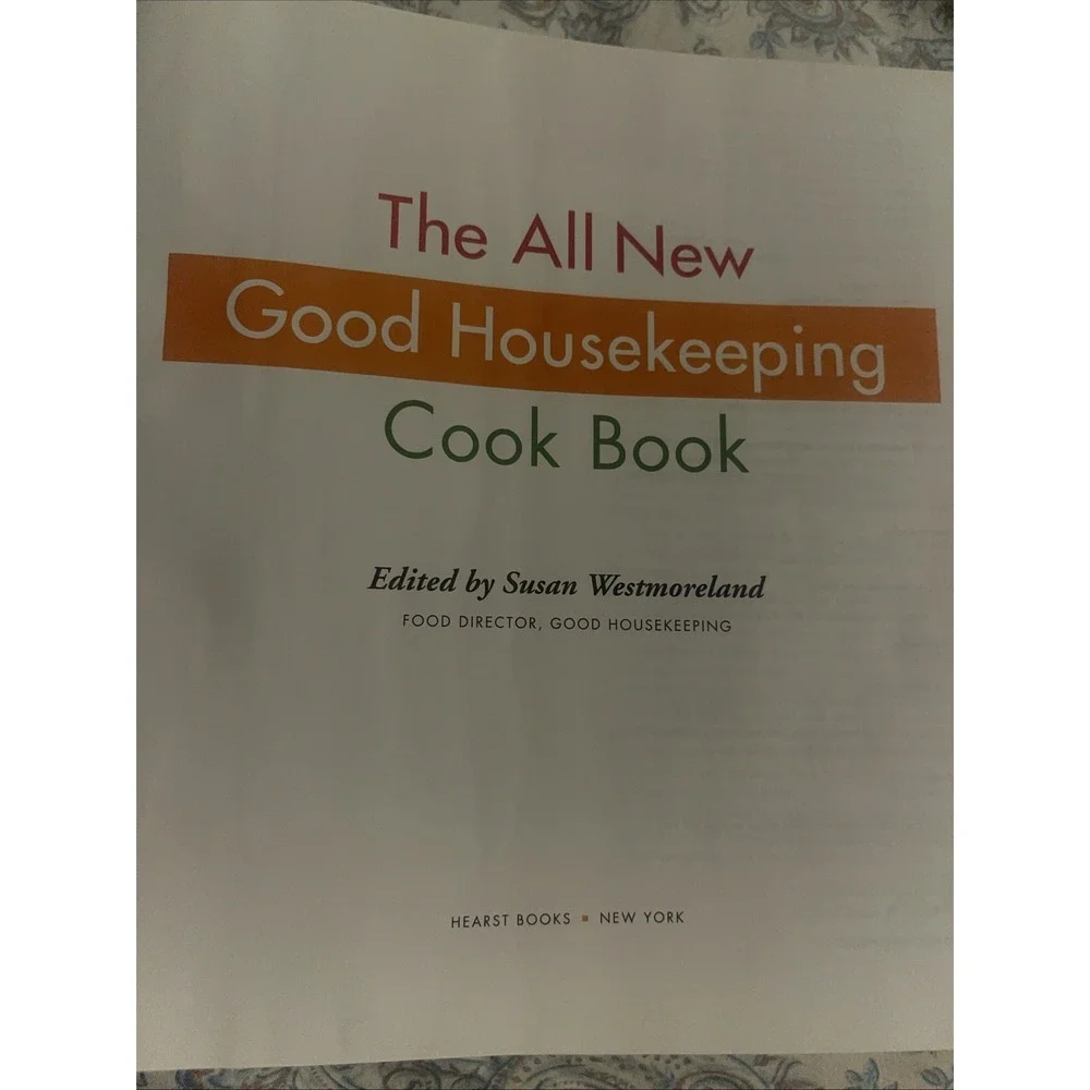 All‎ New Good Housekeeping Cookbook by Susan Westmoreland (2001, Hardcover)